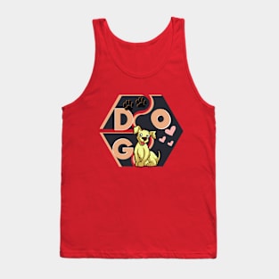 CUTE DOG Puzzle Tank Top